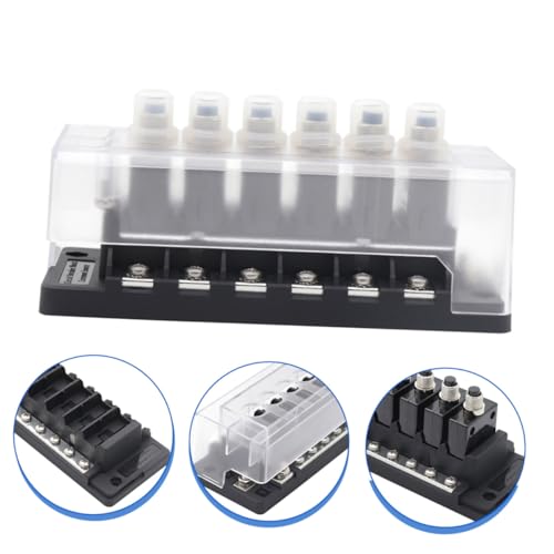 HONMEET Überlastschutz Kfz schutzbox mit Hauptsicherung für Auto Boot Wohnmobil Inkl Sicherungsset und Isolierabdeckung HONMEET Überlastschutz Kfz schutzbox mit Hauptsicherung für Auto Boot Wohnmobil Inkl Sicherungsset und Isolierabdeckung von HONMEET