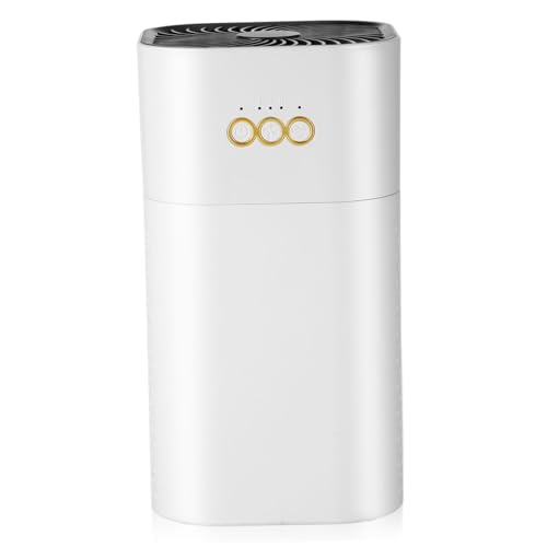 HONMEET USB Mini Tischgerät Leise mit Lüfterstufen Kompakt Tragbar für Kleine Räume Schlafzimmer Büro Entfernt Rauch Staub Tierhaare Weiß Vielseitig per USB Aufladbar HONMEET USB Mini Tischgerät Leise mit Lüfterstufen Kompakt Tragbar für Kleine Räume Schlafzimmer Büro Entfernt Rauch Staub Tierhaare Weiß Vielseitig per USB Aufladbar von HONMEET