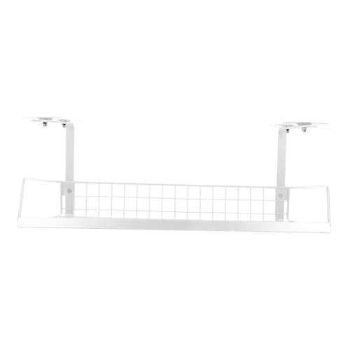 HONMEET Untertisch Kabelkorb Organizer Kompakter Kabelmanagement Korb Netzgewebe Platzsparend für Schreibtisch Stromkabel und Adapter für Büro und Zuhause von HONMEET