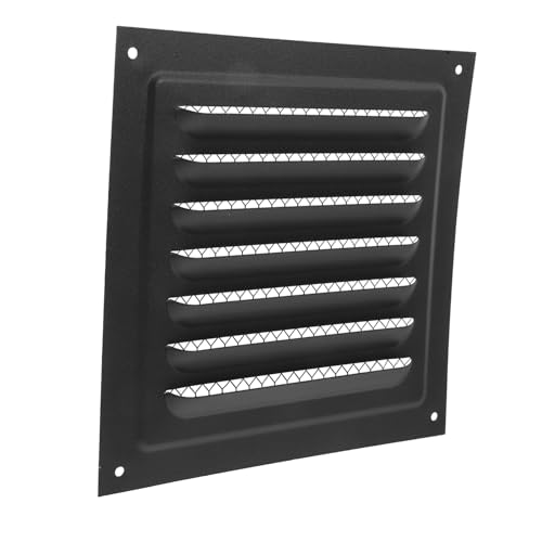 HONMEET Wetterfeste Lüftungsgitter-abdeckung mit Insektenschutz Metall Ventilatorhaube für Garagenwand Optimierte Luftzirkulation Einfache Montage Uv Regenbeständig von HONMEET