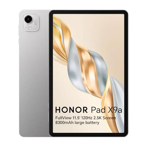 HONOR Pad X9a Tablet 6 GB 128 GB, LCD 11,5 Zoll bis 120 Hz 2,5 K, Mobile Plattform Snapdragon 685 4G, 8300 mAh Akku, Android 15, Google Service Wifi Tab, Grau HONOR Pad X9a Tablet 6 GB 128 GB, LCD 11,5 Zoll bis 120 Hz 2,5 K, Mobile Plattform Snapdragon 685 4G, 8300 mAh Akku, Android 15, Google Service Wifi Tab, Grau von HONOR