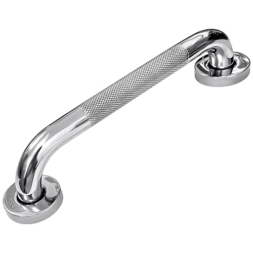 HONPHIER Haltegriff für Dusche Rostfrei Haltegriff Edelstahl 304 Duschgriff für Badewanne mit Gerändelte Fläche Wandgriff Haltegriffe für Senioren und Kinder von HONPHIER