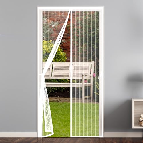 Magnet Fliegengitter Balkontür 67 x 215 cm Magnet Insektenschutz Balkontür Ohne Bohren für Wohnzimmer Schiebetür Terrassentür, Weiß Magnet Fliegengitter Balkontür 67 x 215 cm Magnet Insektenschutz Balkontür Ohne Bohren für Wohnzimmer Schiebetür Terrassentür, Weiß von HONQGAO