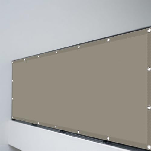 Sonnensegel Rechteckig 85 x 110 cm Rechteckig Wasserdicht Sonnenschutz Windschutz Garten Schattierungsnetz inkl Befestigungsseile für Terrasse Balkon, Khaki Sonnensegel Rechteckig 85 x 110 cm Rechteckig Wasserdicht Sonnenschutz Windschutz Garten Schattierungsnetz inkl Befestigungsseile für Terrasse Balkon, Khaki von HONQGAO