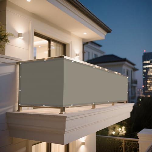 Sonnensegel Wasserabweisend 650 x 710 cm Rechteckig Wasserdicht Sonnenschutz Windschutz Windschutz Überdachung Plane mit Ösen Ohne Bohren mit Seil für Garten Balkon, Khaki Sonnensegel Wasserabweisend 650 x 710 cm Rechteckig Wasserdicht Sonnenschutz Windschutz Windschutz Überdachung Plane mit Ösen Ohne Bohren mit Seil für Garten Balkon, Khaki von HONQGAO