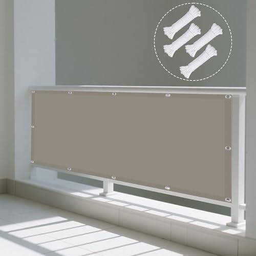 Sonnensegel mit Ösen 122 x 245 cm Rechteckig Wasserdicht 98% UV Schutz Schattiernetz Rechteckig Garten Schattennetz Ohne Bohren mit Ösen Segeltuch für Garten Camping, Khaki Sonnensegel mit Ösen 122 x 245 cm Rechteckig Wasserdicht 98% UV Schutz Schattiernetz Rechteckig Garten Schattennetz Ohne Bohren mit Ösen Segeltuch für Garten Camping, Khaki von HONQGAO
