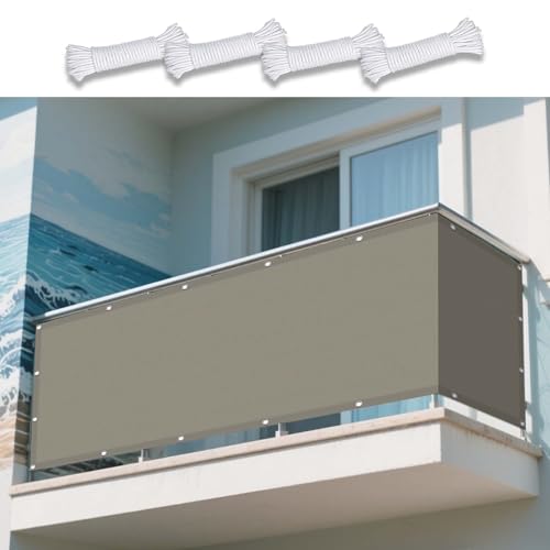 Sonnensegel mit Ösen 760 x 780 cm Rechteckig Wasserdicht 98% UV Schutz Wasserdicht Rechteckig mit Ösen mit Und Befestigungsseile für Terrasse Garten, Khaki Sonnensegel mit Ösen 760 x 780 cm Rechteckig Wasserdicht 98% UV Schutz Wasserdicht Rechteckig mit Ösen mit Und Befestigungsseile für Terrasse Garten, Khaki von HONQGAO