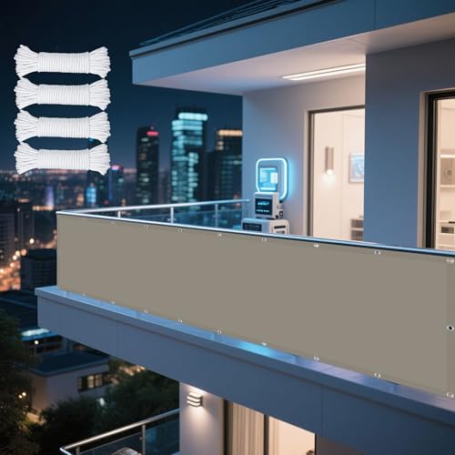 Sonnensegel mit Ösen Wasserdicht 222 x 500 cm Rechteckig Wasserdicht 98% UV Schutz Sonnentuch Schattensegel Vielen Größen mit Spannseilen für Balkon Garten Terrasse, Khaki Sonnensegel mit Ösen Wasserdicht 222 x 500 cm Rechteckig Wasserdicht 98% UV Schutz Sonnentuch Schattensegel Vielen Größen mit Spannseilen für Balkon Garten Terrasse, Khaki von HONQGAO