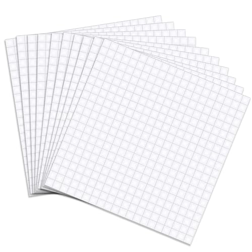 HONQX 3D Klebepads Klebepunkte Doppelseitig 4000 Stück 3D Doppelseitige Klebepads Klebepunkte Weiß 5mm Beidseitige Klebekissen zum Basteln von HONQX