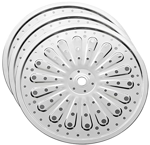 3 Stück 27,9 cm Schnellkochtopf-Canner-Rack/Einmachregal aus lebensmittelechtem 304 Edelstahl, kompatibel mit Presto, Dampfgarer-Ständer zum Dämpfen, All-American und mehr von HONSHEN