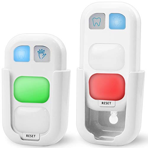 HONWELL LED ZAHNPUTZUHR Kinder HANDWÄSCHE ZÄHNEPUTZEN TIMER für Kinder 2 Pack Batteriebetriebene Kabellos LED Timer Geschenk für Kinder und Jugendliche von HONWELL