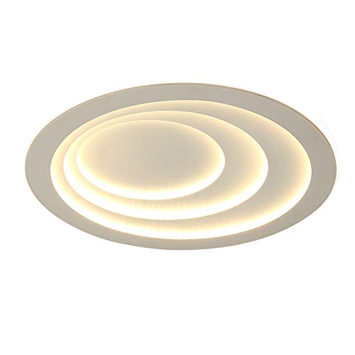 LED Modern Dimmbar Deckenleuchte 118W Rund Geometrie Design Deckenlampe Metall Acryl Leuchte für Schlafzimmer Wohnzimmerleuchte Esszimmer Dekoration Deckenbeleuchtung mit Fernbedienung von HONY-LIGHT