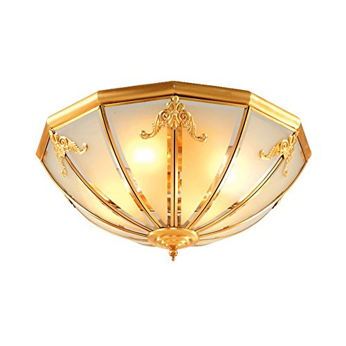 Modern Kupfer Deckenleuchte Glas Lampenschirm E27 Rund Messing Kreative Metall Design Metall 2-Flammig Deckenlampe Für Küche Wohnzimmer Schlafzimmer Flur Balkon Decke Helles Licht Ø35cm Modern Kupfer Deckenleuchte Glas Lampenschirm E27 Rund Messing Kreative Metall Design Metall 2-Flammig Deckenlampe Für Küche Wohnzimmer Schlafzimmer Flur Balkon Decke Helles Licht Ø35cm von HONY