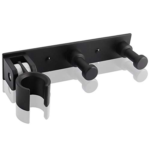 HONZUEN Universal Duschbrause Duschkopf Halterung mit Haken, Aluminium Brausehalter Verstellbar Selbstklebend Duschkopfhalterung Shower Head Holder Duschhalterung Wand Brausehalterung für Handbrause HONZUEN Universal Duschbrause Duschkopf Halterung mit Haken, Aluminium Brausehalter Verstellbar Selbstklebend Duschkopfhalterung Shower Head Holder Duschhalterung Wand Brausehalterung für Handbrause von HONZUEN