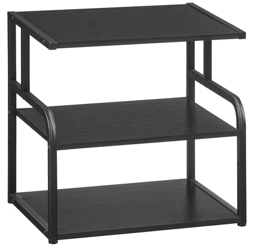HOOBRO 3-stufiger Druckerständer, Druckertisch, Drucker Stand unter dem Schreibtisch, Schreibtischregal, mit verstellbarem Regal, für Büro, Küche, Wohnzimmer, Schwarz EBB06PS01 HOOBRO 3-stufiger Druckerständer, Druckertisch, Drucker Stand unter dem Schreibtisch, Schreibtischregal, mit verstellbarem Regal, für Büro, Küche, Wohnzimmer, Schwarz EBB06PS01 von HOOBRO