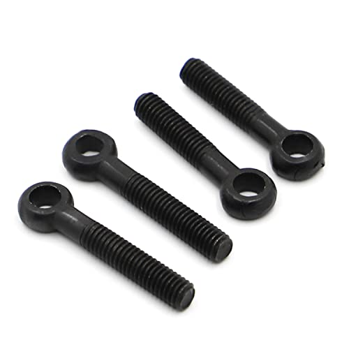 Augenschrauben aus schwarzem Kohlenstoffstahl M6 M8 M10 M12 Ringverbindungsschraube GB798 (Color : M10 1pc, Size : 45mm) von HOOCI