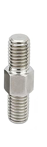 M12 Links- und Rechtsgewinde Doppelende Gewindestange Positive und negative Gewindestange Stehbolzen Schraube Edelstahl 304 (Color : M12x50mm-1pcs) von HOOCI