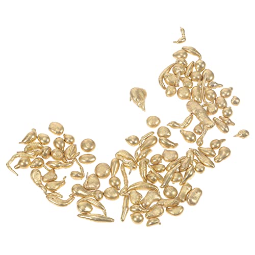 HOODANCOS 1 Packung Messingpartikel Machen Schmuck Goldguss-kit Messingguss Gusssand Aus Messing Gussbausatz Aus Messing Gießen Messing-gusslegierung Goldgusskorn Golden von HOODANCOS