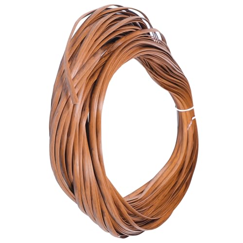 HOODANCOS 1rolle Rattan Reparaturmaterial Für Möbel Pe Kunst-Rattan Für Stühle Tische Und Körbe Flexibel Schadstofffrei Für -projekte Und Möbelrenovierung von HOODANCOS