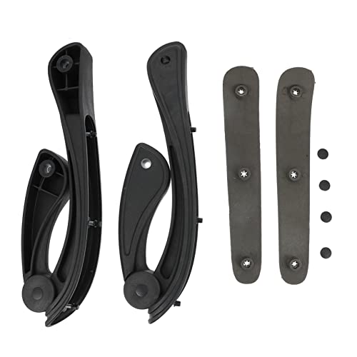 HOODANCOS 1 Satz Bürostuhl Armlehnen Ersatzset Verstellbare Armlehnen für Drehstühle Einsetzbar Installieren Komfortable Handhabung für Büro und Zuhause von HOODANCOS