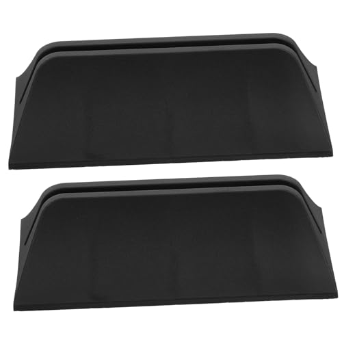 HOODANCOS 1 Satz Desktop Mobile Clip Schreibtisch Bildschirm Schreibtischteiler Partition Privatsphäre Clips Spleißen Hustenschutz Schreibtisch-trennklammer Plastik Schwarz 2 Stück von HOODANCOS