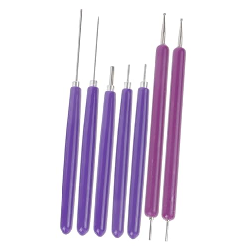 HOODANCOS Papier Quilling Stifte 7 Stück mit Schlitz und Doppelkopf Leichtes Quilling Werkzeug für Selbstgemacht Basteln Grußkarten Papierblumen Zubehör HOODANCOS Papier Quilling Stifte 7 Stück mit Schlitz und Doppelkopf Leichtes Quilling Werkzeug für Selbstgemacht Basteln Grußkarten Papierblumen Zubehör von HOODANCOS