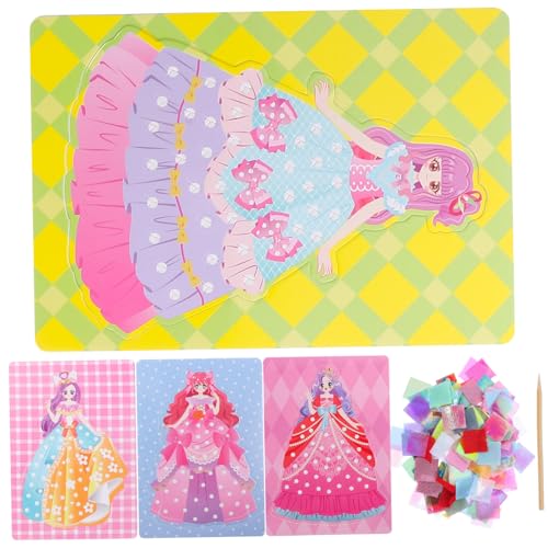 HOODANCOS 1 Set Und Zeichenspielzeug Puzzle Punktion Polieren 4 7 Kratzschieber Pediküre Gel Kits Nagelhautschneider Herstellung Projektor Stift Trockene Klare Glitzerfarbe Löschbares von HOODANCOS