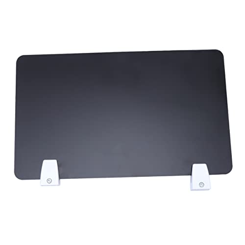 HOODANCOS 1 Stück Büro-Desktop-Schallwand Desktop-Panel Desktop-Teiler Schreibtisch-Trennwand Desktop-Partitionsplatte Schreibtischteiler Black von HOODANCOS