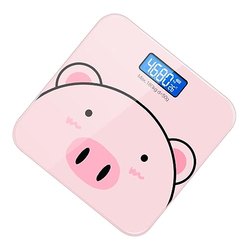 HOODANCOS 1 Stück Cartoon Electronic Body Weight Scale USB Aufladung Präzise Körperwaage mit Intelligentem Gewichtssensor für Gewichtsbereiche von LCD Display Langlebiges Material HOODANCOS 1 Stück Cartoon Electronic Body Weight Scale USB Aufladung Präzise Körperwaage mit Intelligentem Gewichtssensor für Gewichtsbereiche von LCD Display Langlebiges Material von HOODANCOS