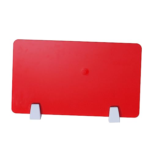 HOODANCOS 1stück Büro Trennwand Aus Acryl Rot Praktische Desktop-abtrennung Für Schulen Und Büros Einfach Zu Montieren Störungen Und Schafft Private Arbeitsbereiche von HOODANCOS