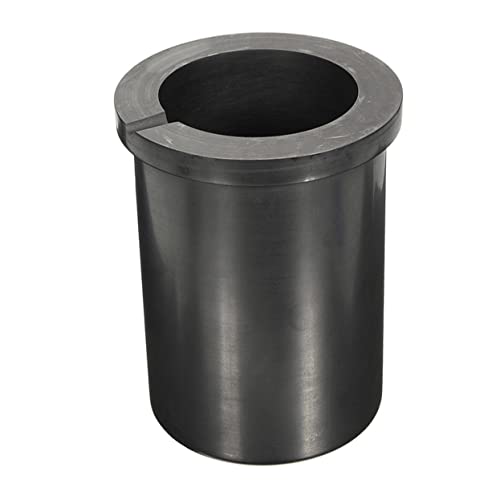 HOODANCOS 1 Stück Graphit Schmelztiegel für Gold Silber Kupfer Messing Hochreiner Graphit Hohe Temperaturbeständigkeit für Schmuckherstellung Metallverarbeitung von HOODANCOS