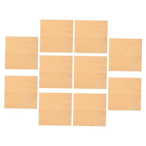 HOODANCOS 10 Blatt Blatt Papiermatten aus Papierton Keramik Matte für Töpferei Kunsthandwerksmatten Pergament Multifunktions-Töpferpapiermatten Mehrzweck-Tonpapiermatten Zellstoff Chocolate von HOODANCOS