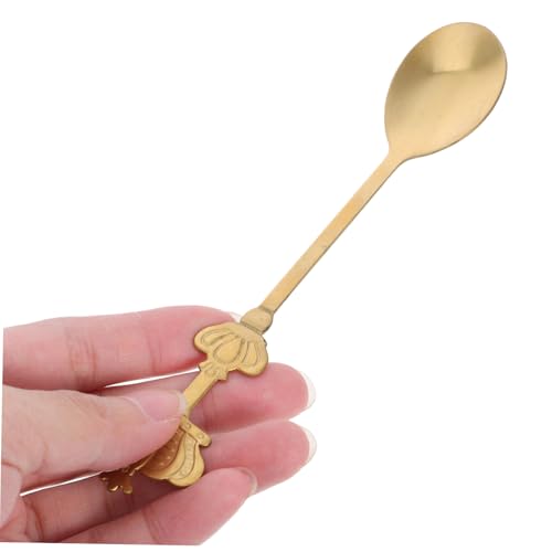 HOODANCOS 10 Stück Teiliges Kaffeelöffel Edelstahl Kronenform Langstielig Robust Elegantes Design für Dessert Espresso Tee Party Geeignet HOODANCOS 10 Stück Teiliges Kaffeelöffel Edelstahl Kronenform Langstielig Robust Elegantes Design für Dessert Espresso Tee Party Geeignet von HOODANCOS