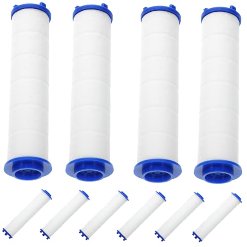 HOODANCOS 10 Stück Teiliges Pp Baumwoll duschkopf Filter Ersatzset Praktischer Badezimmer wasserfilter zur Verbesserung der Wasserqualität Installieren und Langlebig von HOODANCOS