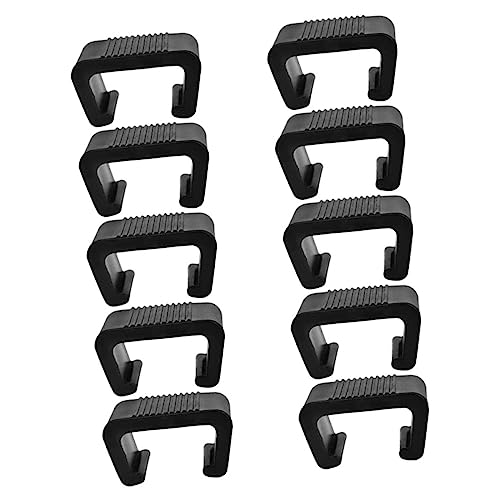 HOODANCOS 10 Stück Teiliges Rattan Möbelverbinder Clips Wetterfeste Outdoor Klemmen für Gartenmöbel Installieren Verhindert zwischen Sofa und Stuhl für Terrassenmöbel von HOODANCOS