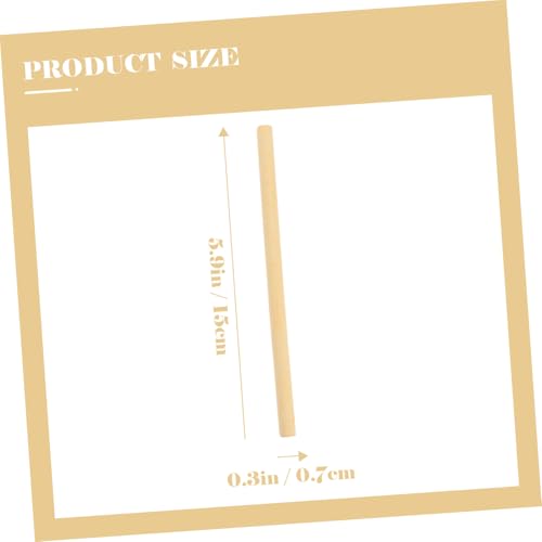 HOODANCOS 100 Stück DIY Holzstäbe Lang Natürliche Holzstäbe für Wandteppich Basteln Vielseitig Einsetzbar Robust und Stabil für Hänge dekoration und Blumenkranz Zubehör HOODANCOS 100 Stück DIY Holzstäbe Lang Natürliche Holzstäbe für Wandteppich Basteln Vielseitig Einsetzbar Robust und Stabil für Hänge dekoration und Blumenkranz Zubehör von HOODANCOS