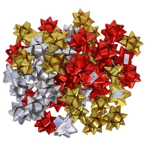 HOODANCOS Reflektierende Weihnachten Bögen 100 Stücke Wrap Pull Blume Bögen Für HOODANCOS Reflektierende Weihnachten Bögen 100 Stücke Wrap Pull Blume Bögen Für von HOODANCOS