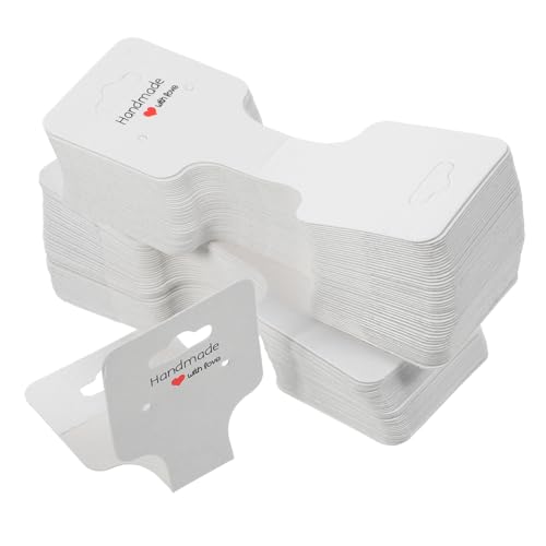 HOODANCOS 100 Stück Schmuck Verpackung Display Karten aus Kraftpapier Doppelseitig Leicht Langlebig für Halsketten Armbänder Ringe Praktische Aufbewahrung und Präsentation HOODANCOS 100 Stück Schmuck Verpackung Display Karten aus Kraftpapier Doppelseitig Leicht Langlebig für Halsketten Armbänder Ringe Praktische Aufbewahrung und Präsentation von HOODANCOS