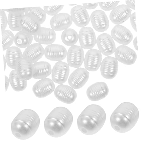 HOODANCOS 100 Stück Speziell geformte Perlen kunststoffperlen Perlenohrringe Mini Perlen Handgefertigte Perlen Spacer Perlen gefälschte Perlen schmuck Mini-Abstandsperlen Perlen klein Weiß HOODANCOS 100 Stück Speziell geformte Perlen kunststoffperlen Perlenohrringe Mini Perlen Handgefertigte Perlen Spacer Perlen gefälschte Perlen schmuck Mini-Abstandsperlen Perlen klein Weiß von HOODANCOS