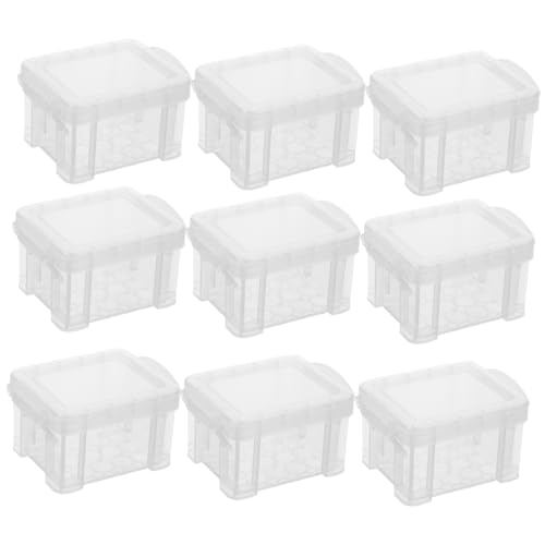 HOODANCOS 10stücke Kleine Aufbewahrungsboxen Mit Deckel Aus Kunststoff Transparente Behälter Zum Ordnen Geeignet Für Schmuck Bastelzubehör Und Kleinteile HOODANCOS 10stücke Kleine Aufbewahrungsboxen Mit Deckel Aus Kunststoff Transparente Behälter Zum Ordnen Geeignet Für Schmuck Bastelzubehör Und Kleinteile von HOODANCOS