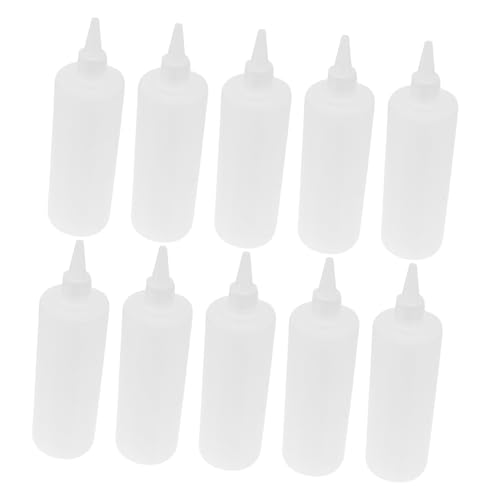 HOODANCOS 10stücke Quetschflasche Für Farben Halbtransparente Pigmentflasche Mit Feiner Spitze Für Kleber Epoxidharz Fugen Und Reparaturen von HOODANCOS