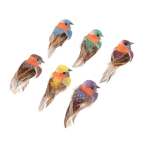 HOODANCOS 12stücke Künstliche Ornamente Realistische Vogel Dekoration Für Garten Balkon Und Wohnräume Für Bastelprojekte Für Freunde von HOODANCOS