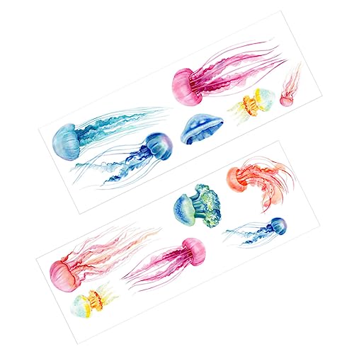 HOODANCOS 12Stücke Teiliges Quallen Wandtattoo für Badezimmer Abnehmbarer Wandaufkleber für Wandgestaltung für Natatorium DIY Dekoration Rückstandsfrei HOODANCOS 12Stücke Teiliges Quallen Wandtattoo für Badezimmer Abnehmbarer Wandaufkleber für Wandgestaltung für Natatorium DIY Dekoration Rückstandsfrei von HOODANCOS