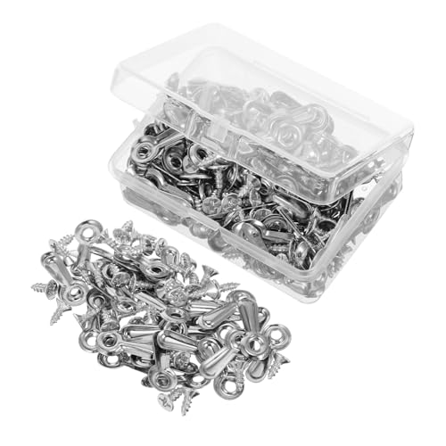HOODANCOS 160 Stück Metallische Drehknöpfe mit Schrauben Robuste Rahmenzubehör für Sichere Rückwandbefestigung HOODANCOS 160 Stück Metallische Drehknöpfe mit Schrauben Robuste Rahmenzubehör für Sichere Rückwandbefestigung von HOODANCOS