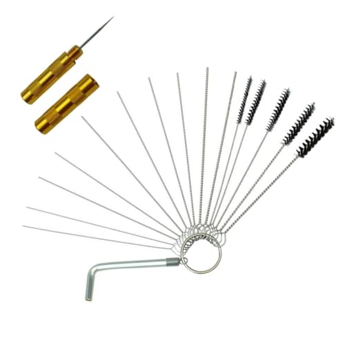 HOODANCOS 1satz Spray-reinigungsset Für Airbrush Teiliges Kit Mit Reinigungsbürsten Und Werkzeugen Für Präzise Sprüherhaltung Und Einfache Handhabung von HOODANCOS
