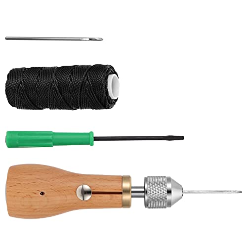 HOODANCOS 1Satz DIY Nähset Handnähwerkzeug mit Geraden und Gebogenen Nadeln Gewachstem Faden und Schraubendreher für Stoffprojekte HOODANCOS 1Satz DIY Nähset Handnähwerkzeug mit Geraden und Gebogenen Nadeln Gewachstem Faden und Schraubendreher für Stoffprojekte von HOODANCOS