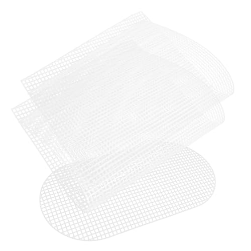HOODANCOS 1Satz Häkeltaschen Materialset Kunststoff DIY Mesh Blatt für Handtaschen Vielseitig Zuschneidbar für Kreative Projekte Teile Weiß HOODANCOS 1Satz Häkeltaschen Materialset Kunststoff DIY Mesh Blatt für Handtaschen Vielseitig Zuschneidbar für Kreative Projekte Teile Weiß von HOODANCOS