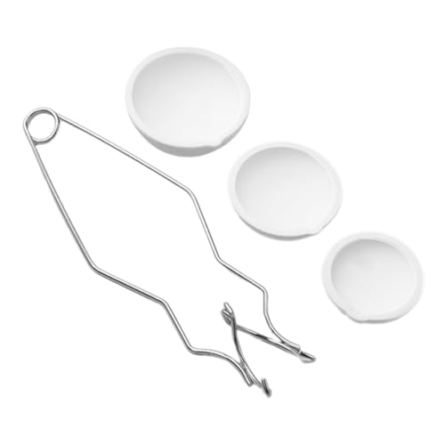 HOODANCOS 1Satz Schmelzofen Kit Tiegelzange Schmelztiegel Schalen für Gold und Silberschmelze und Hitzebeständiger für Labor und Handwerk von HOODANCOS