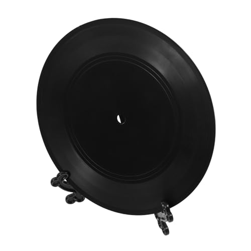 HOODANCOS 1Satz Vinyl Schallplatten Dekoration für Schreibtisch und Wand Retro Gefälschte Schallplatte mit Ständer Musik Party Deko HOODANCOS 1Satz Vinyl Schallplatten Dekoration für Schreibtisch und Wand Retro Gefälschte Schallplatte mit Ständer Musik Party Deko von HOODANCOS