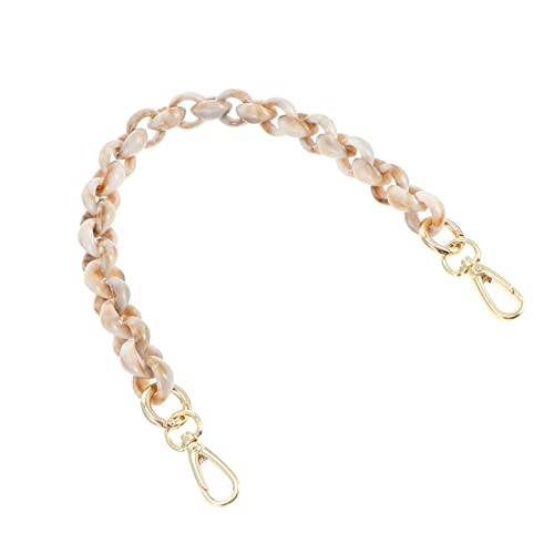 HOODANCOS 1stück Förmige Resin-handtaschenkette Marmor-Design Verstellbare Schultergurt Für Damenhandtaschen Langlebig Und Stilvoll Mit Goldfarbenem Karabiner HOODANCOS 1stück Förmige Resin-handtaschenkette Marmor-Design Verstellbare Schultergurt Für Damenhandtaschen Langlebig Und Stilvoll Mit Goldfarbenem Karabiner von HOODANCOS